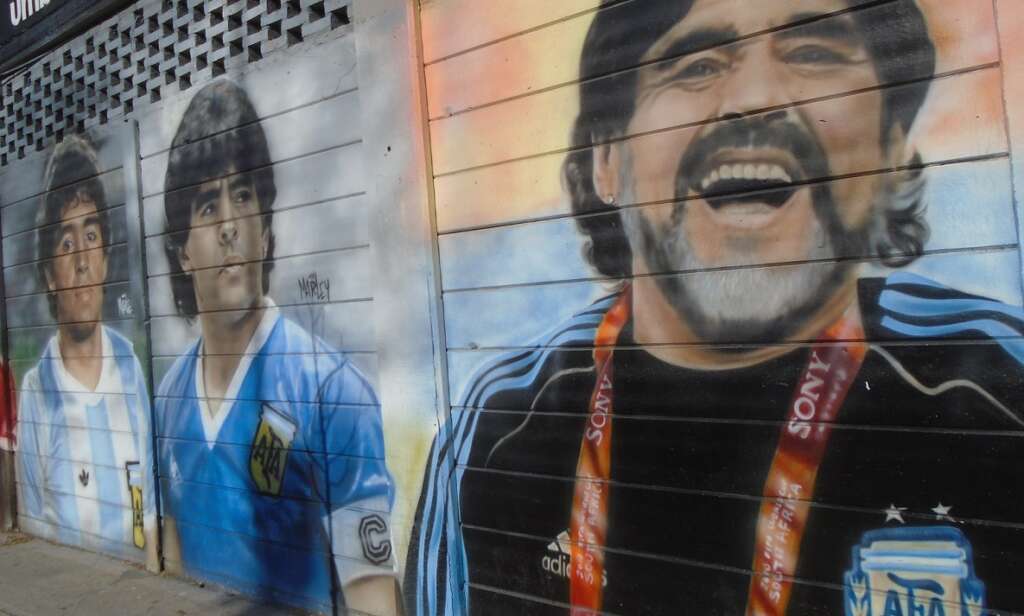 Mural Maradona