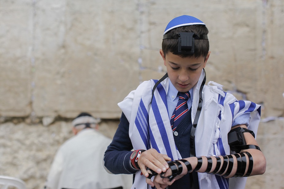 Jerusalén bar mitzvá tefilín