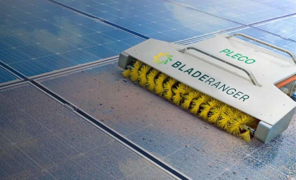 robot panel solar