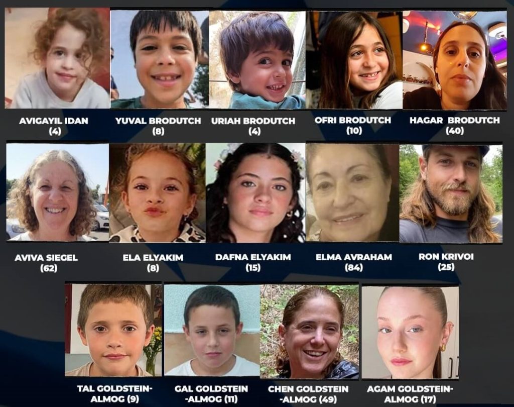 rehenes israelíes