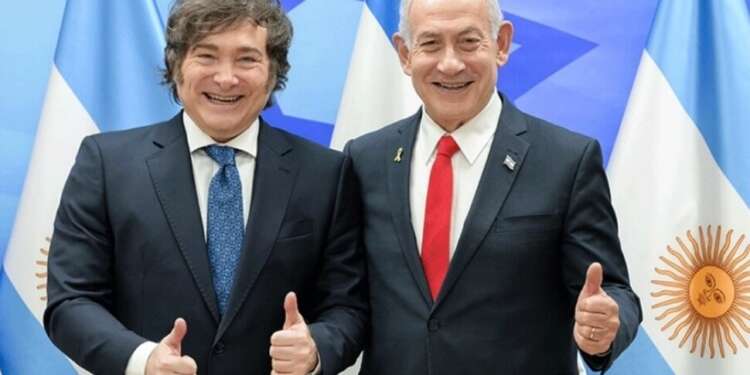 Milei Israel Netanyahu