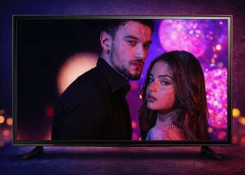 Escena de la telenovela juvenil de Noa Kirel en Argentina junto a Agustín Bernasconi